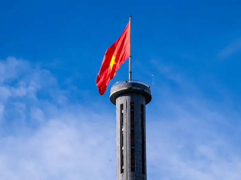 Tour du drapeau de Lung Cu à l'extrême nord du Vietnam, province de Ha Giang